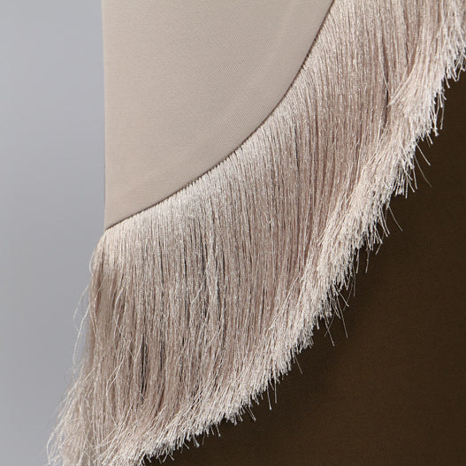 Early Autumn Personality Cutting Long Overcoat