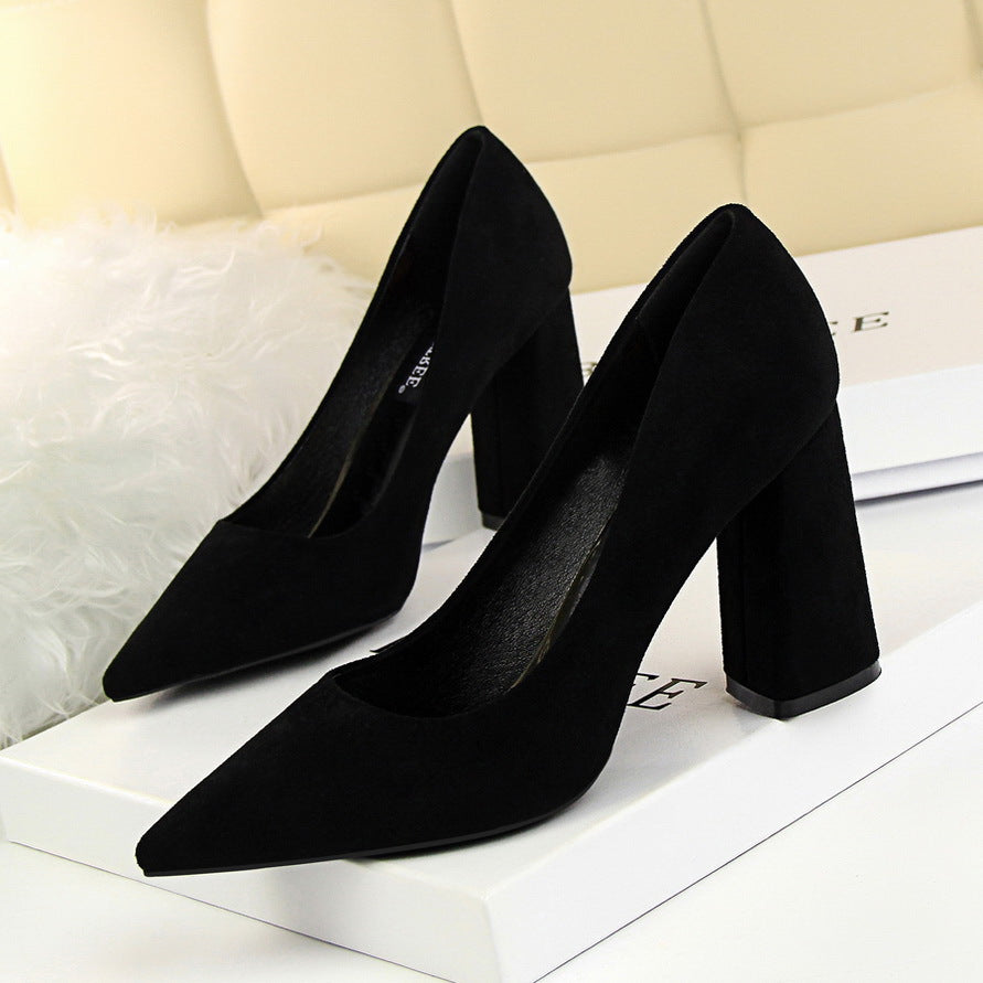 Elegant Black Suede High Heels from Comfy Skinny High Heels for trendy fashion ملابس
