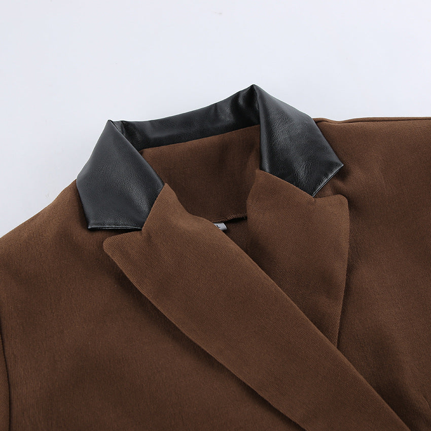 High Sense Casual Short Skirt Two Piece Sets