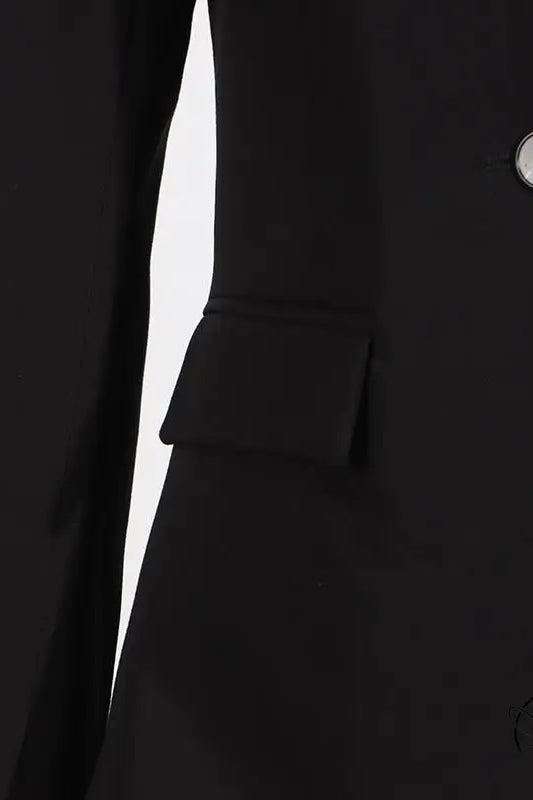 Black tailored blazer in gorgeous wide leg pants two piece set