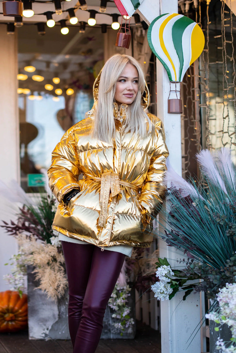 Hooded Cotton Coat Jacket