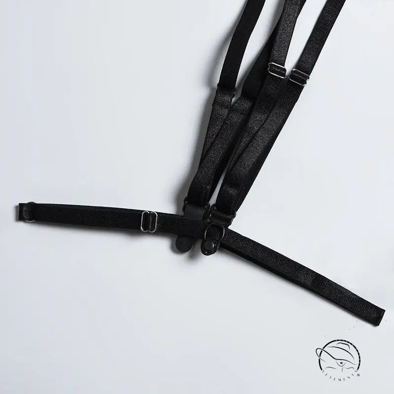 Hollow out Cutout Striped Cross Strap one Piece Lingerie Suit