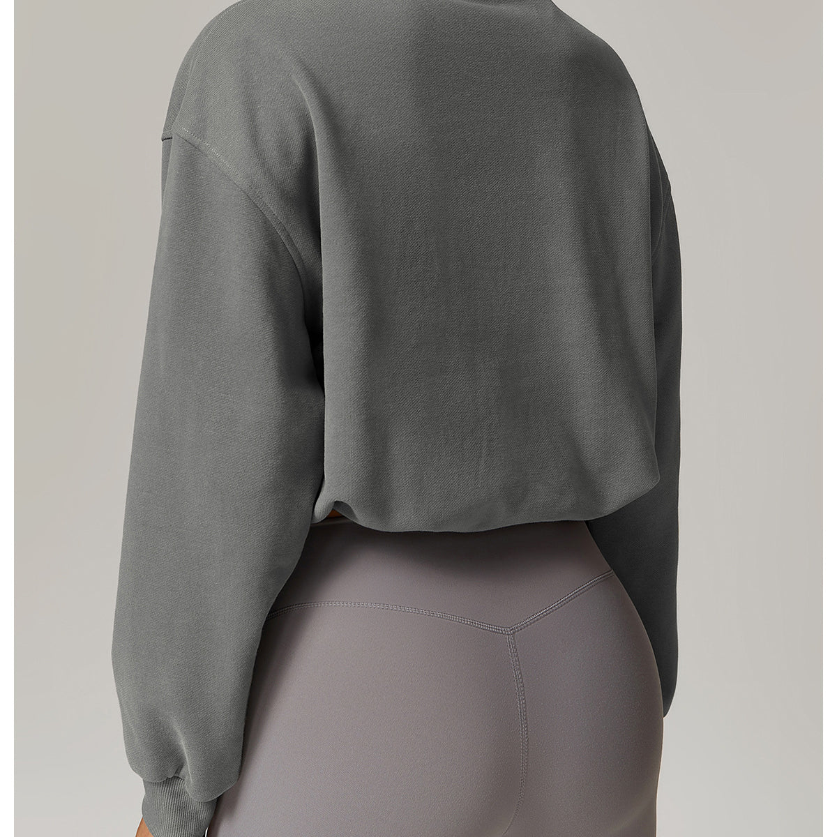 Casual Loose Sweatshirt Warm Running Fitness Top