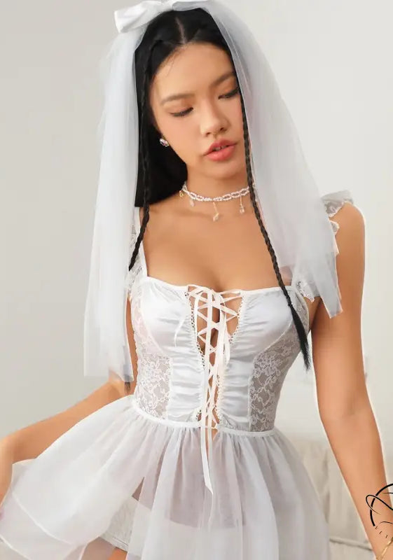 Underwear Body Shaping Two Piece Suits Dress Hollow out Cutout Cross Straps See Through Suit