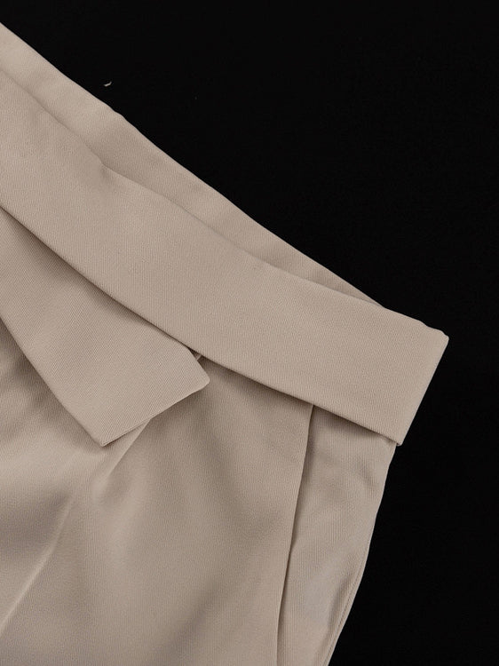 Enchanting Short Vest Top Design Wide Leg Pants Two Piece Set