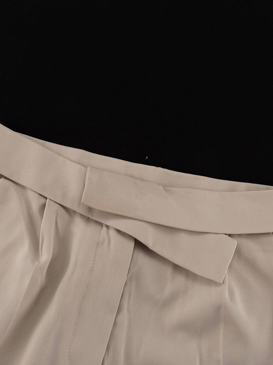 Enchanting Short Vest Top Design Wide Leg Pants Two Piece Set