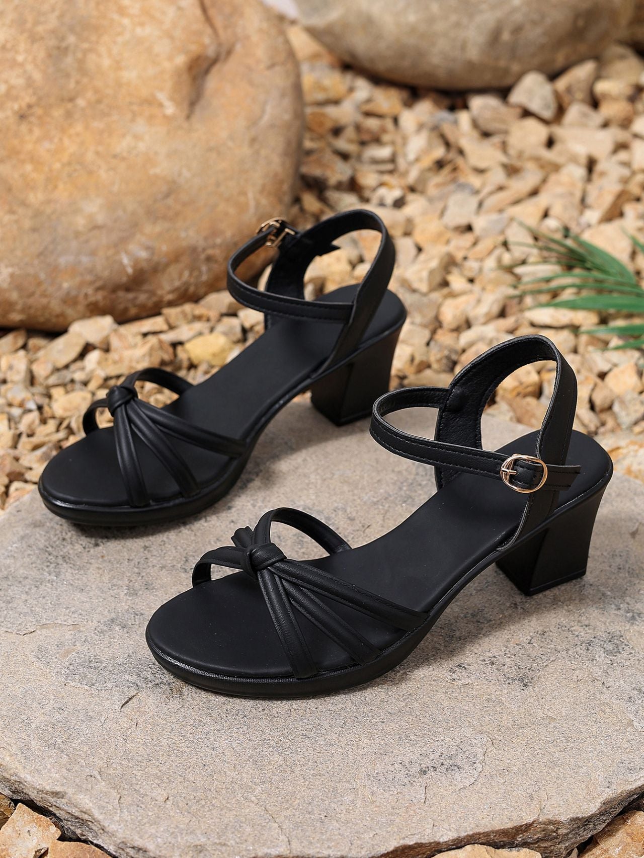 Ankle Strap Buckle High Heel
