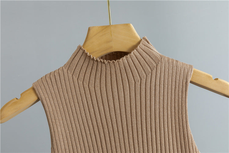 Middle East Elegant Cardigan Robe Knitted Wide Leg Pants Three Piece Set