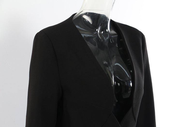 French Romantic Light Luxury Long Trench Coat