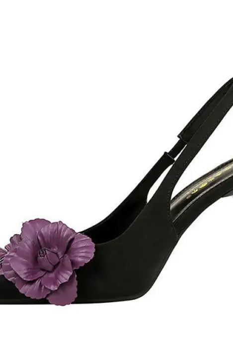 Cocktail Hollow out Cutout out Back Strap Pointed Stiletto Heel High