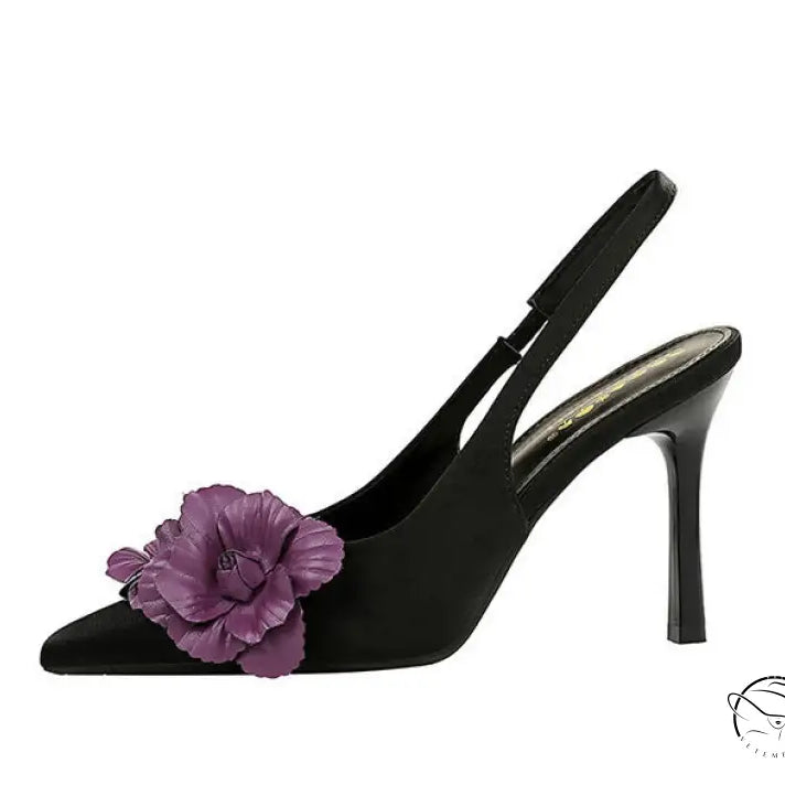 Cocktail Hollow out Cutout out Back Strap Pointed Stiletto Heel High