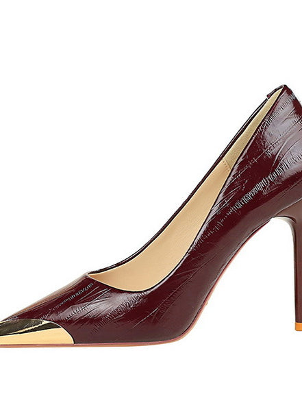 Cocktail Low Cut Shoes Pointed Stiletto Heels