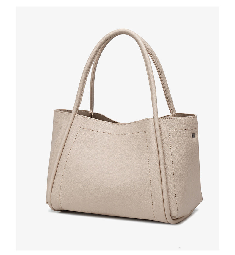 Soft Leather Large Capacity High Grade Handbag