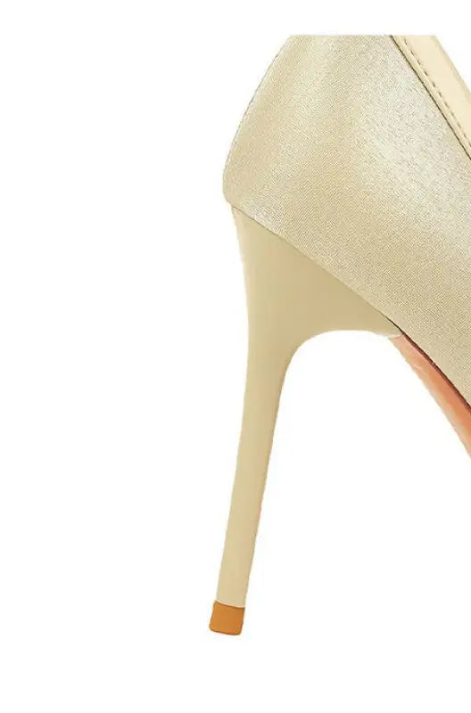 Cocktail Satin Stitching Stiletto Heel High