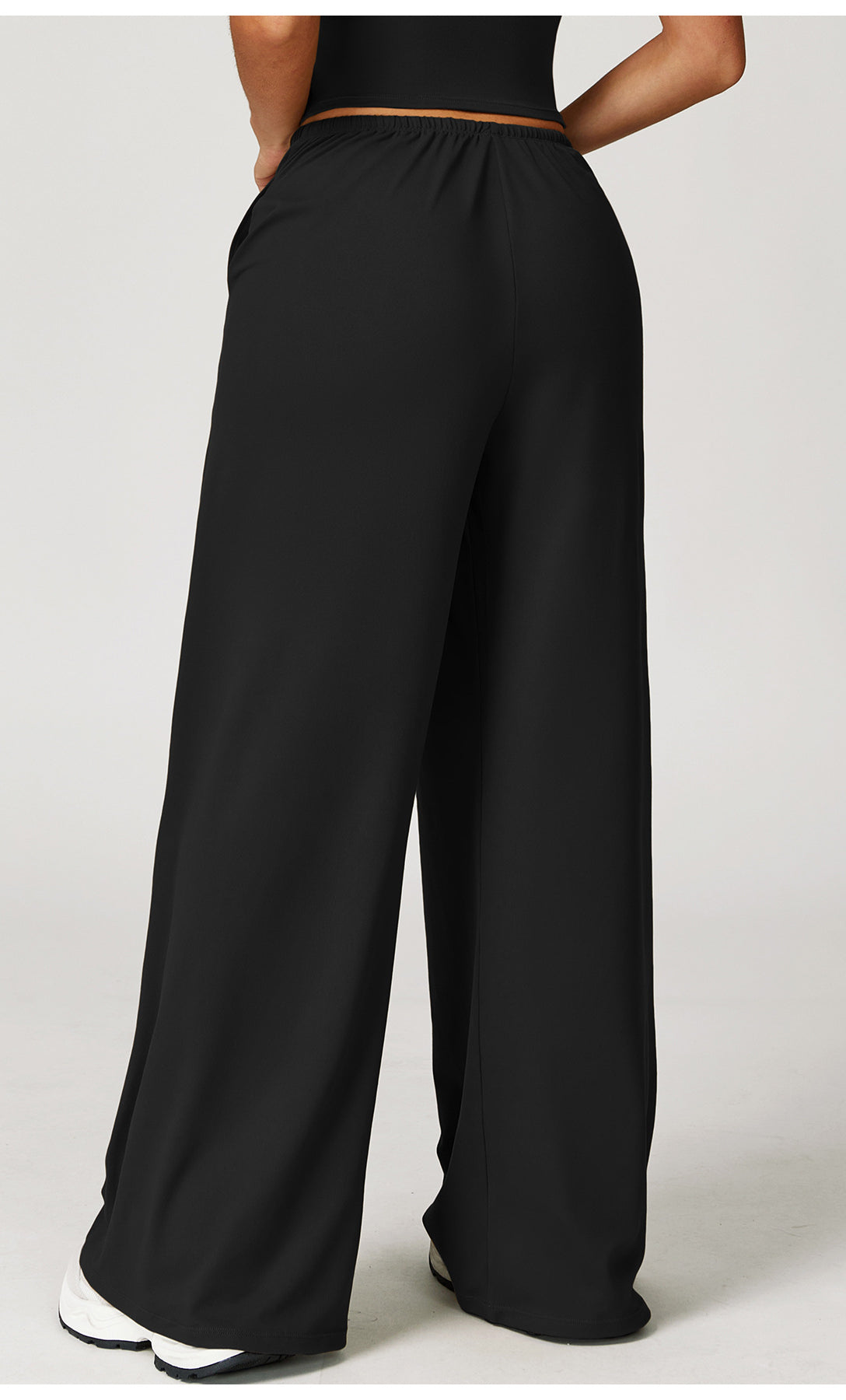 Embellished Wide Leg Loose Casual Pants