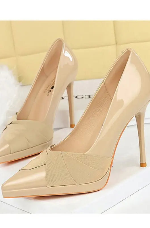 Classy Leather High Heel