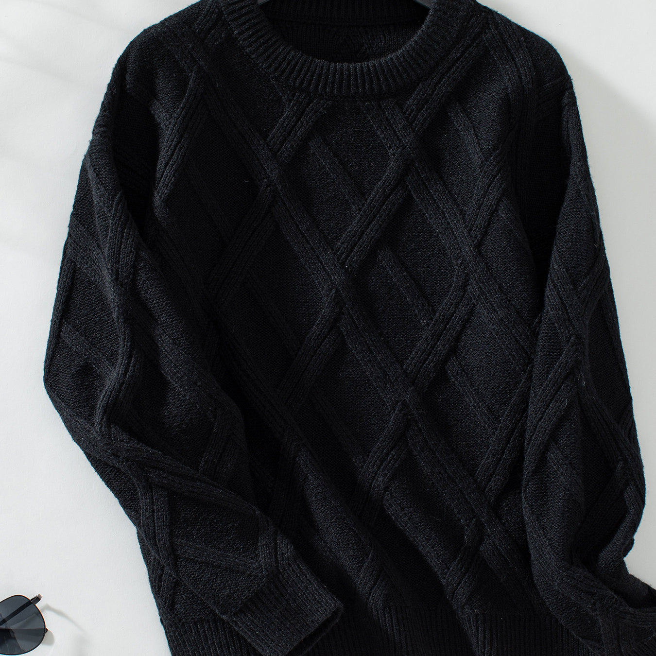 Winter Loose Round Neck Knitted Top