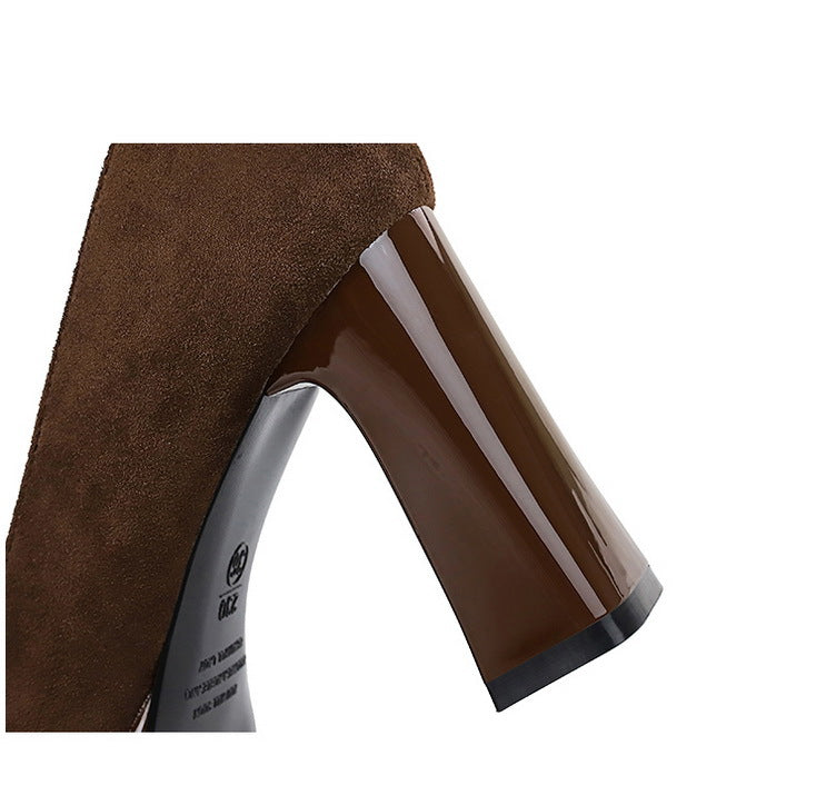 Bow Decorative Shallow Mouth Super High Heel