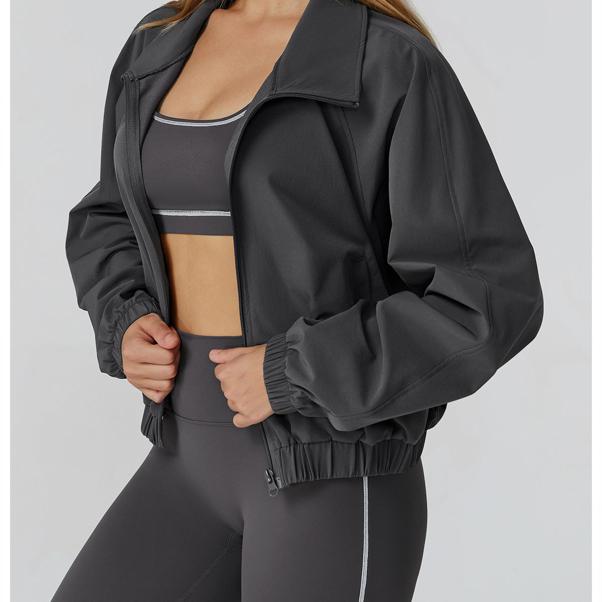 Quick Drying Stand Collar Sports Jacket