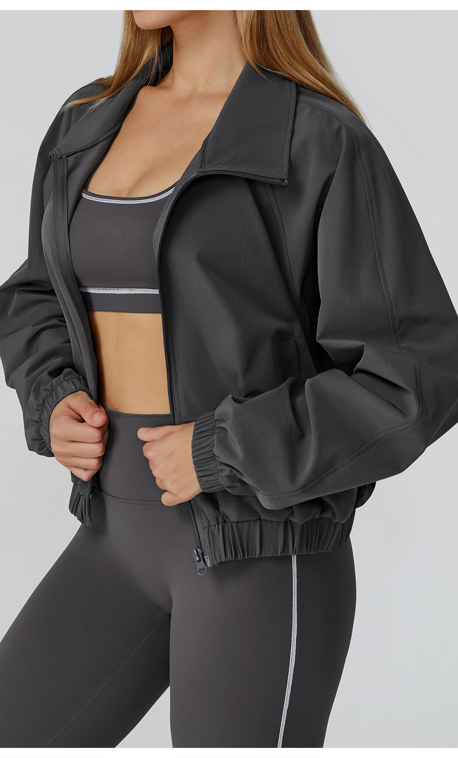 Quick Drying Stand Collar Sports Jacket