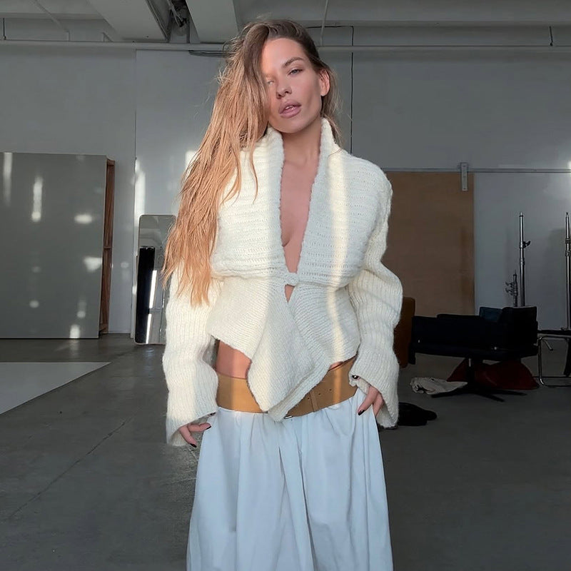 Winter Loose Sweater Cardigan Coat