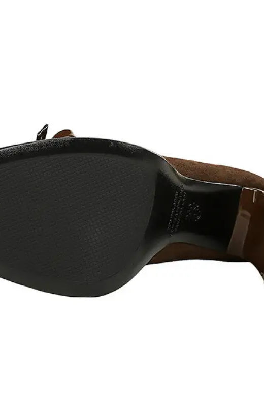 Bow Decorative Shallow Mouth Super High Heel