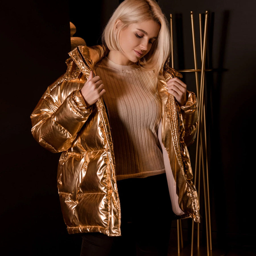 Hooded Cotton Coat Jacket