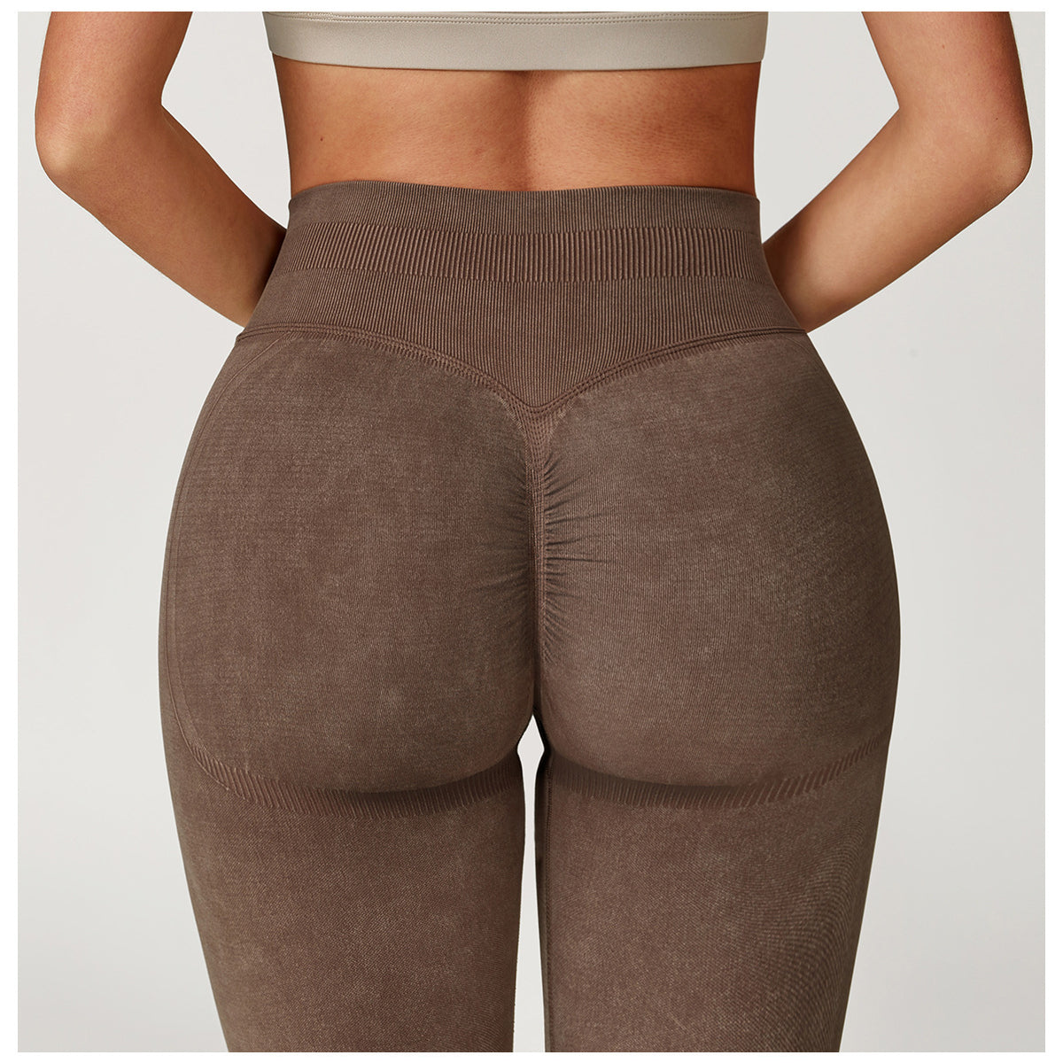 Comfy Seamless Stone Washed Yoga Pants