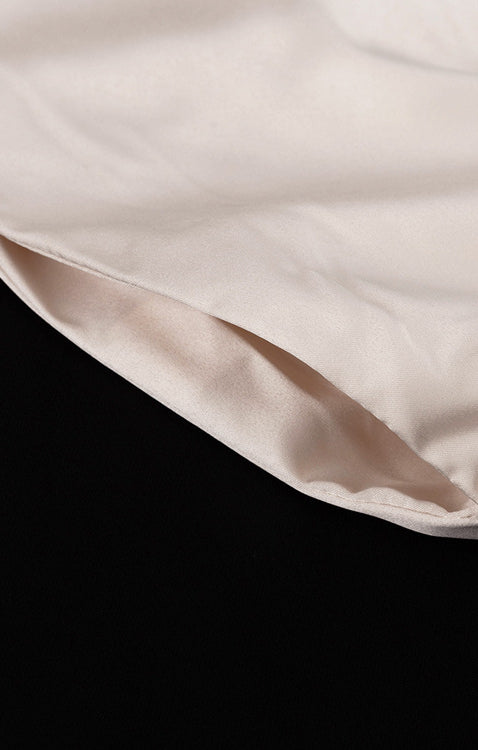 Stitching Bell Sleeve Polo Collar Top Loose Trousers Two Piece Sets