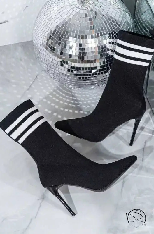 Skinny Boots Socks High Heel
