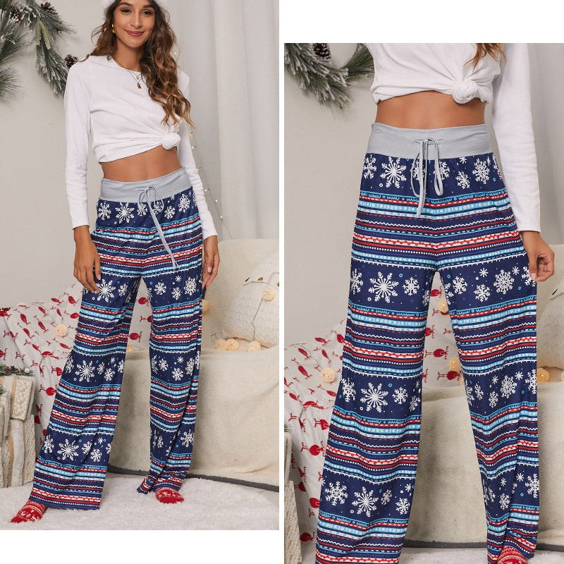CASUAL TROUSERS LOOSE LACE-UP CHRISTMAS PANTS-VETEMENTS