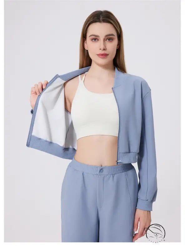 Lightweight Thin Velvet Outdoor Jacket