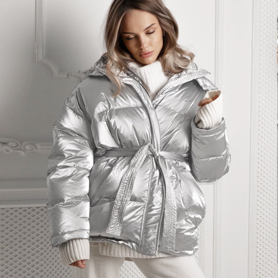 Hooded Cotton Coat Jacket