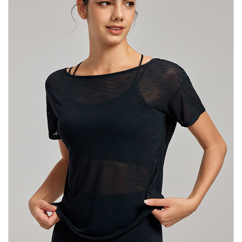 Lightweight Breathable Yoga t Shirt Top