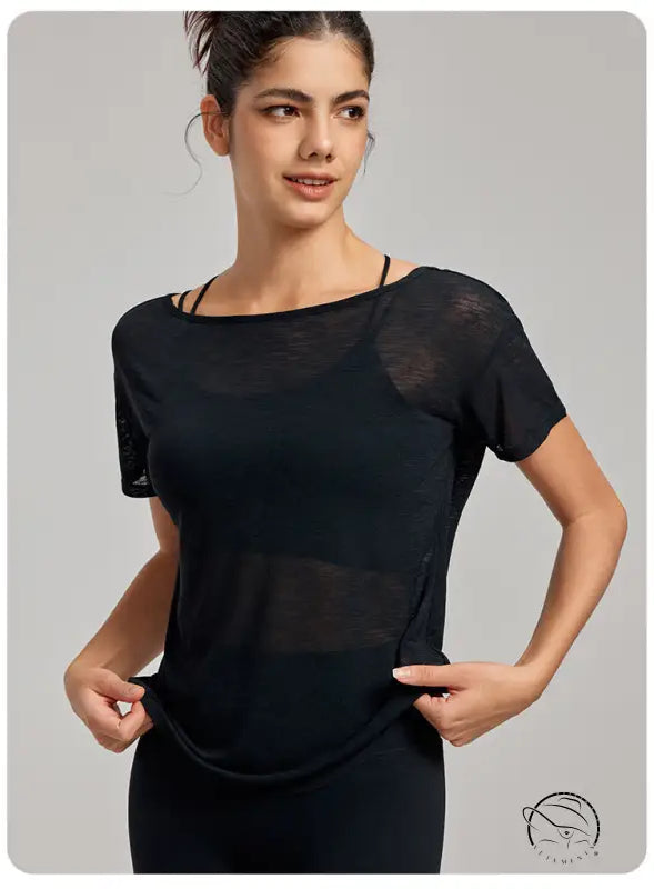 Lightweight Breathable Yoga t Shirt Top