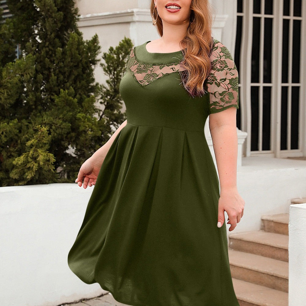 Cutout Loose Holiday Office Dress-VETEMENTS