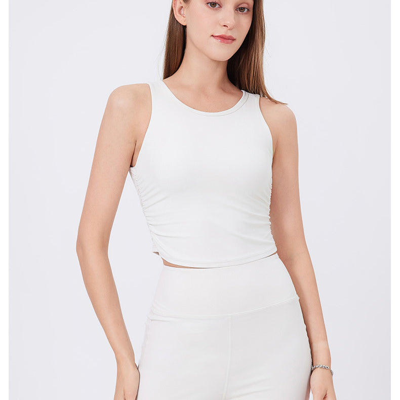 Wide Shoulder Strap Slimming Outside Wear Sports Underwear Women Shockproof Running Large u Back Bra Push Up Yoga