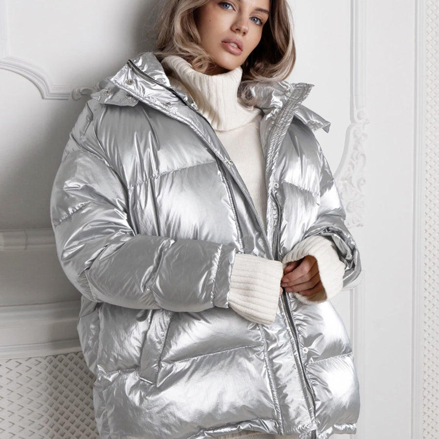 Hooded Cotton Coat Jacket