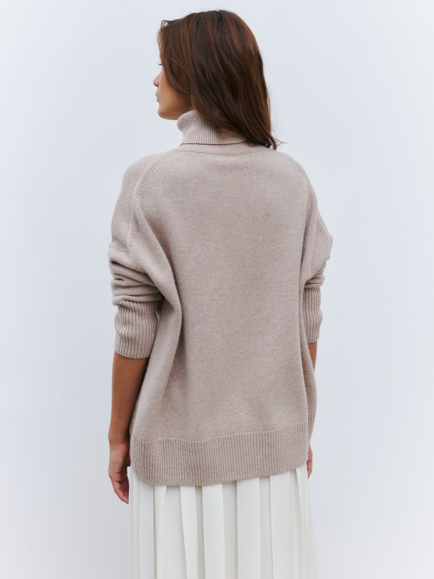 Elegant Knitted High Neck Sweater