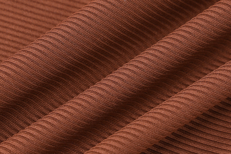 Women Clothing Winter Solid Color Rib u Neck Long Sleeved Slim Fit Hip Raise Sports Jumpsuit