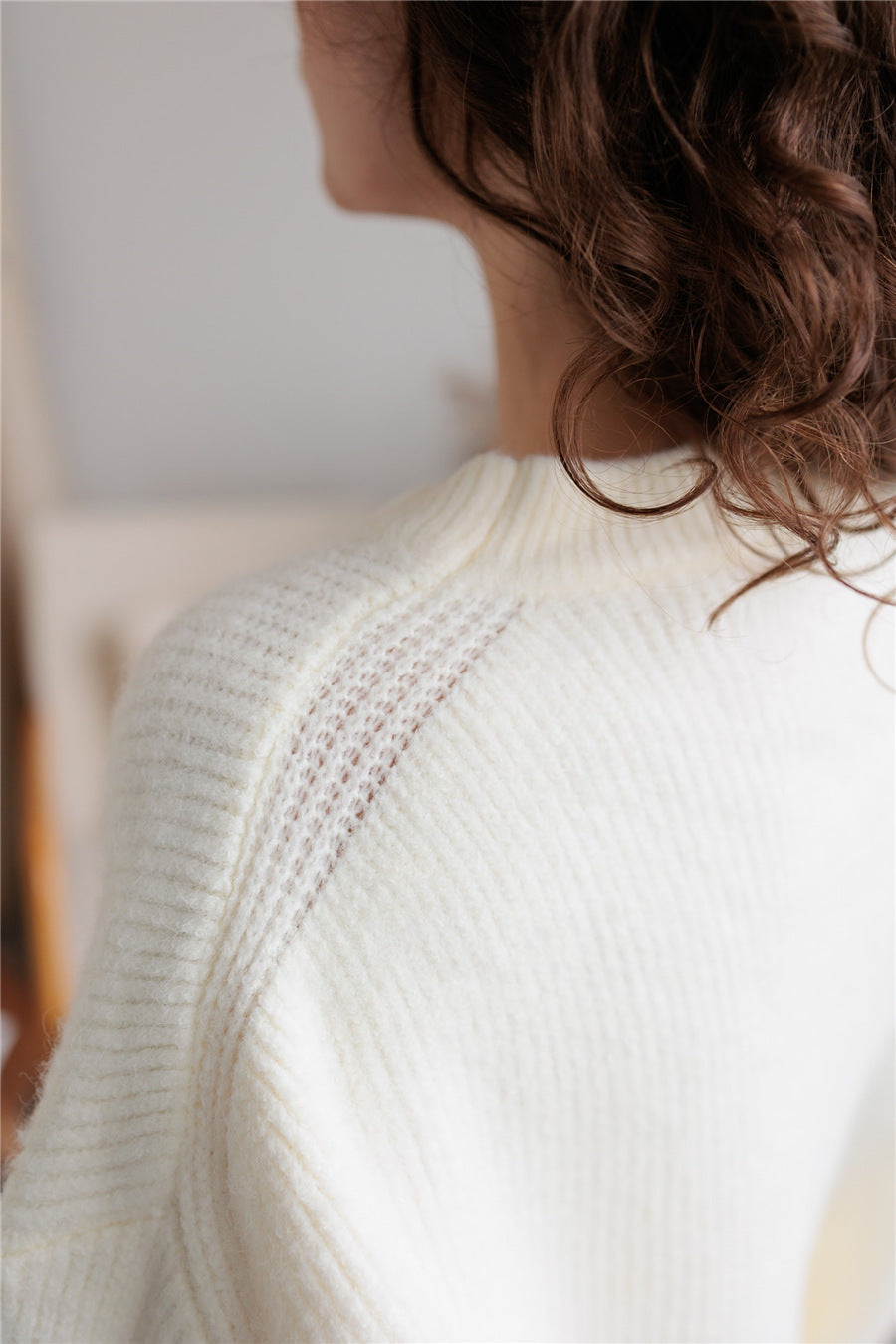 Elegant Design Cardigan Knitted Skirt Sets featuring a white knit sweater for fashionable outfits