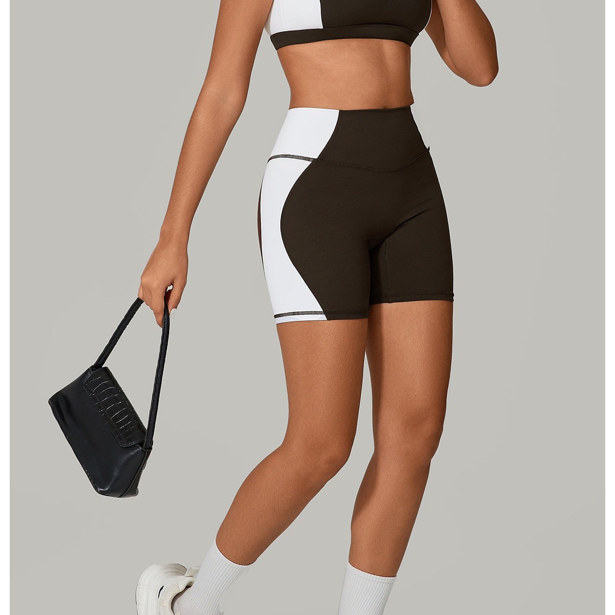 Color Matching Tight Quick Drying Fitness Clothes