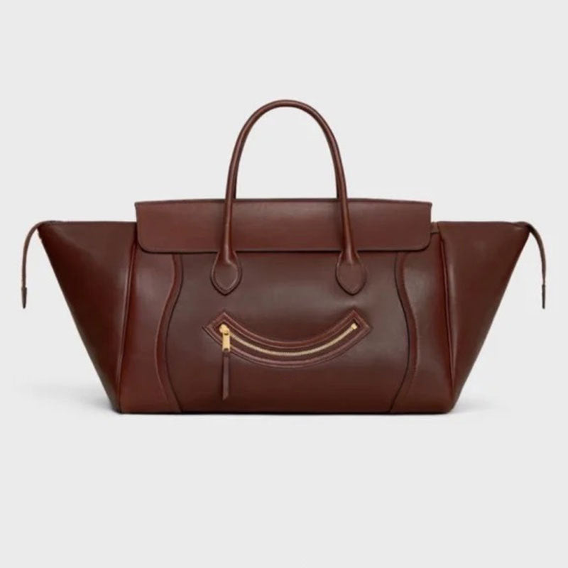 Elegant Soft Leather Office Handbag