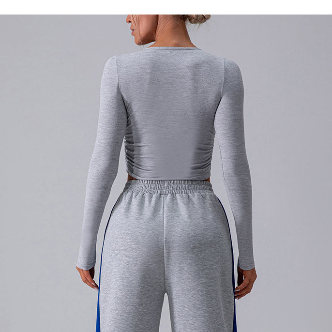 Casual Running Sport Long Sleeve Breathable t Shirt Workout Clothes