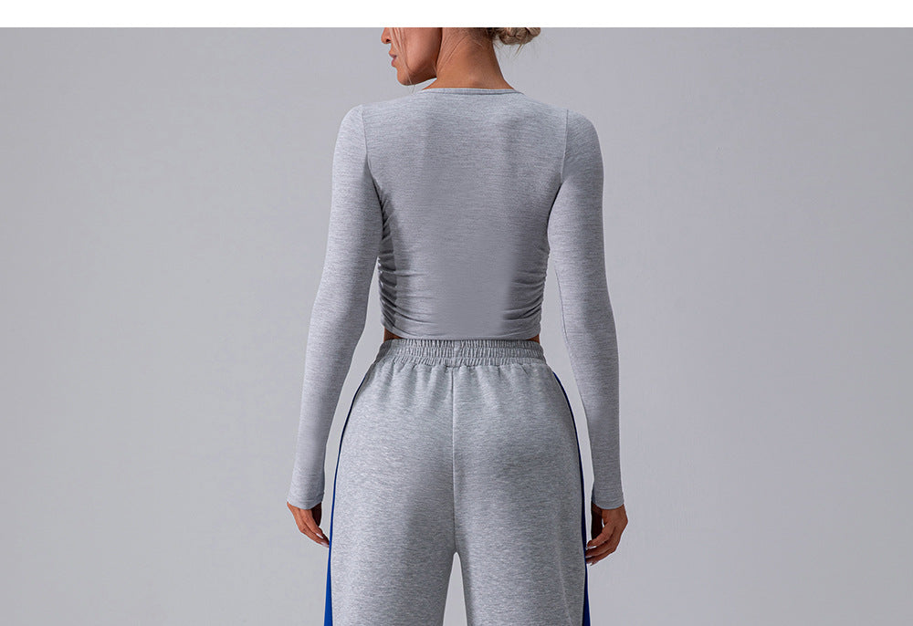 Casual Running Sport Long Sleeve Breathable t Shirt Workout Clothes