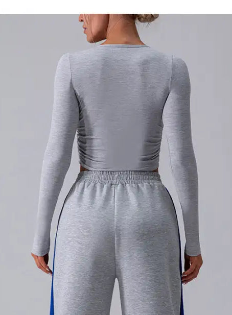 Casual Running Sport Long Sleeve Breathable t Shirt Workout Clothes