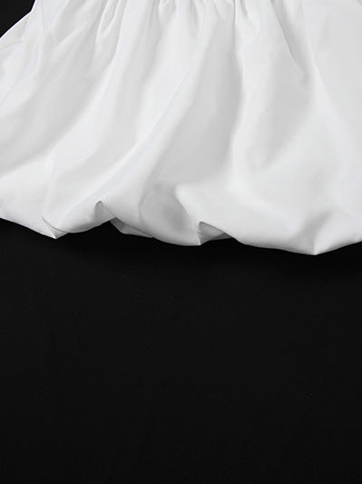 Summer Women Clothing Casual Trend Long Sleeve Zipper Waist Controlled Top Short Skirt Two Piece Set