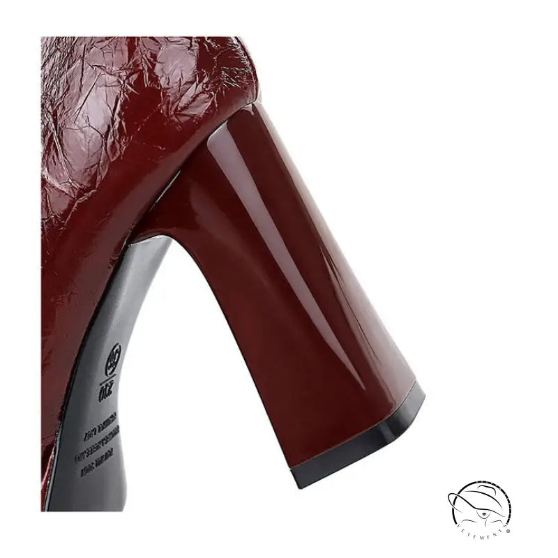 Platform Square Toe Super High Heel