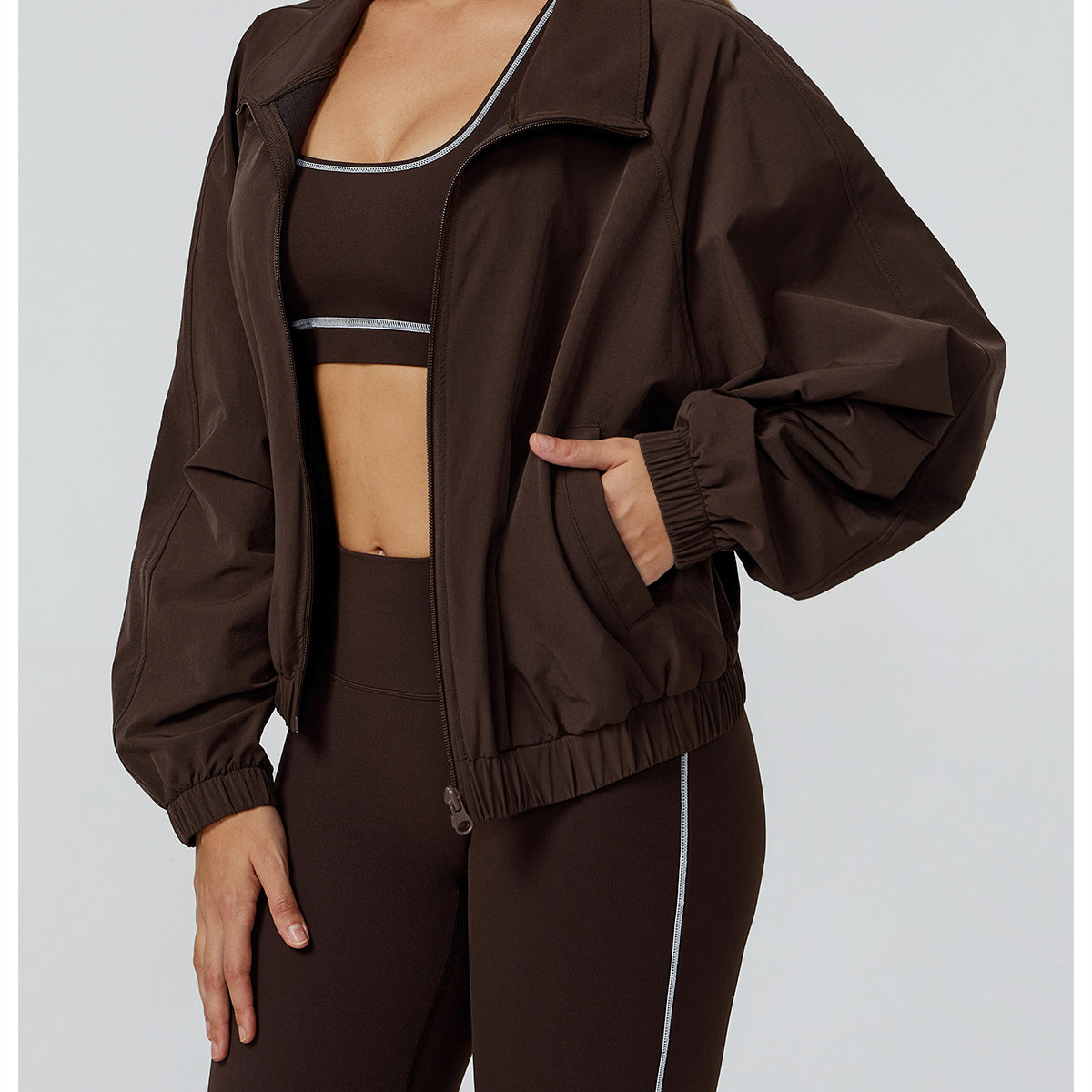 Quick Drying Stand Collar Sports Jacket