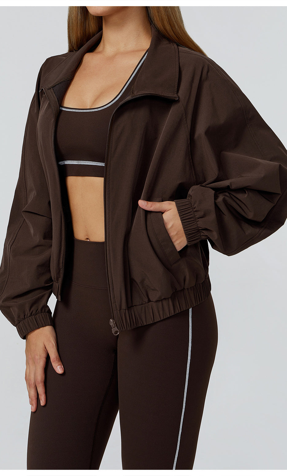 Quick Drying Stand Collar Sports Jacket